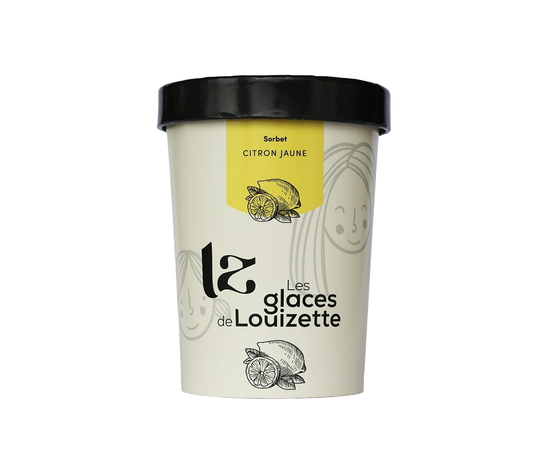 Glace citron - pot de 480ML