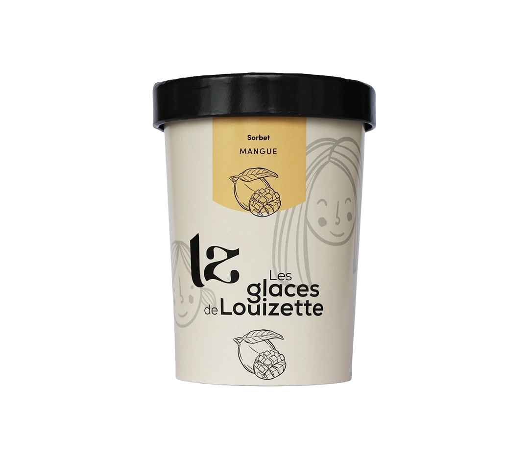 Glace mangue - Pot de 480ml