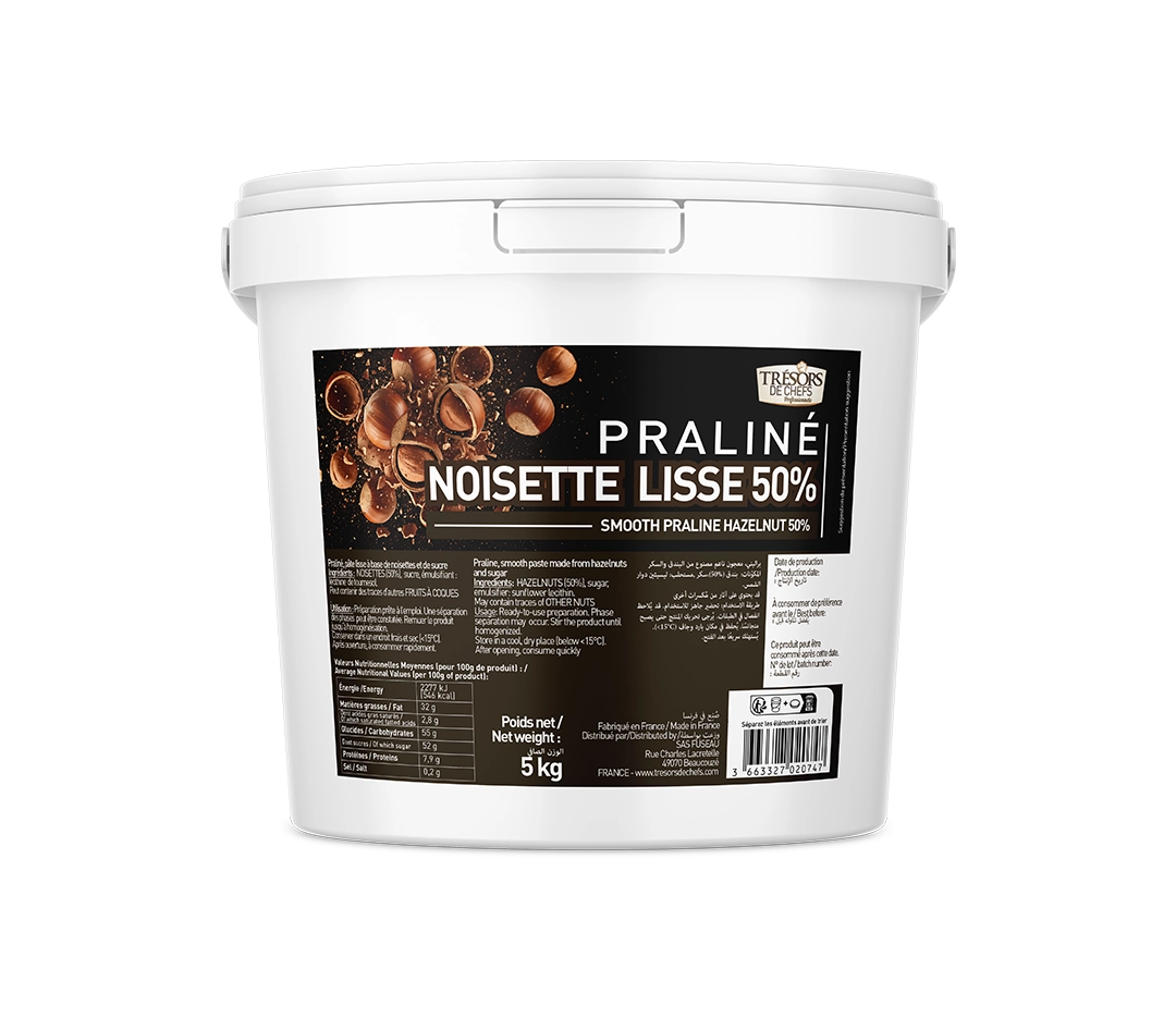 Praliné lisse 50% noisette - 5kg