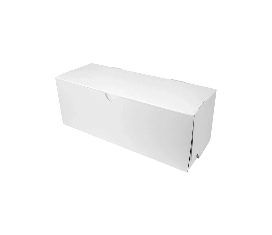 Boite à bûche blanche - Lot de 25