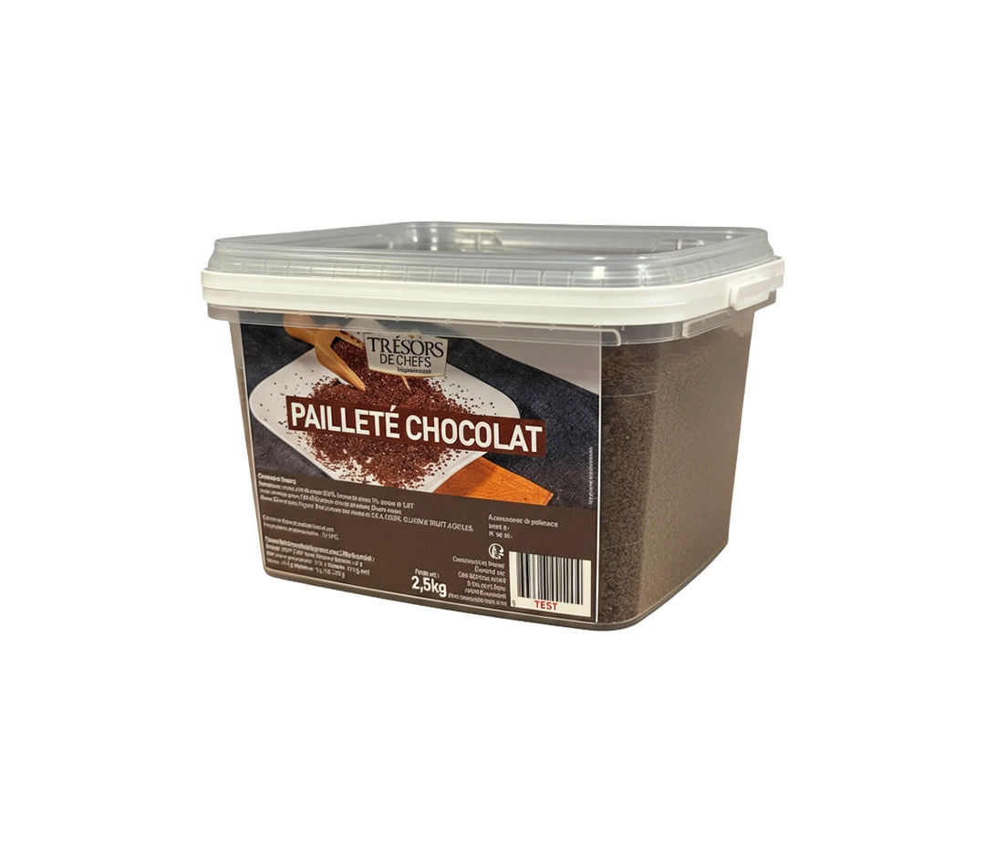 Pailleté chocolat - Seau de 2,5kg