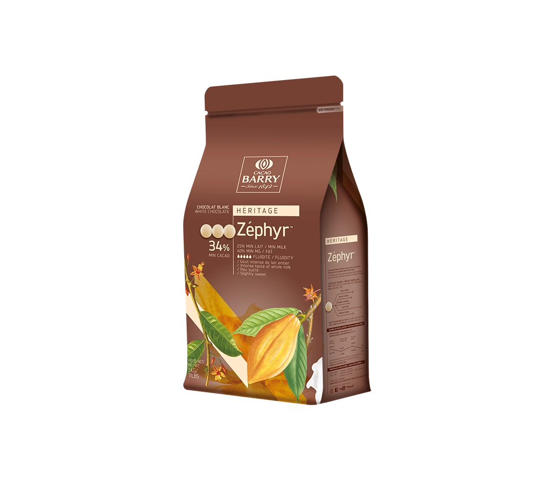 Couverture Chocolat Blanc Zéphyr - 10 KG