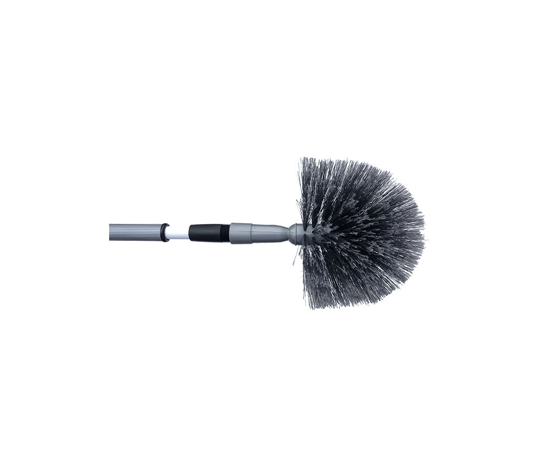 Tête de loup demi ronde + manche télescopique