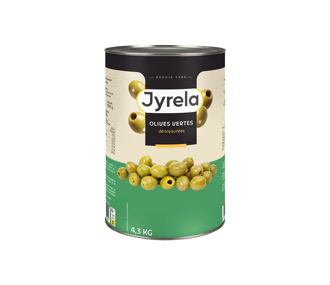 Olives vertes dénoyautées - 5/1