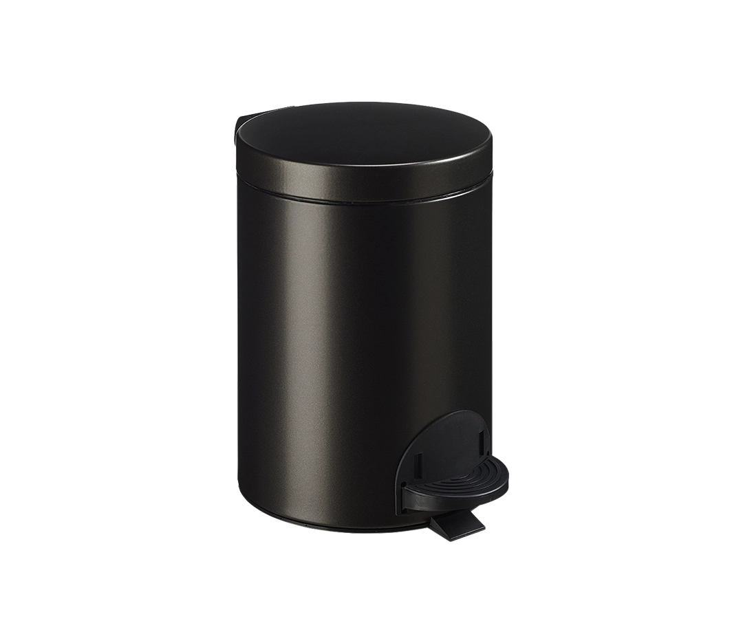 Poubelle à pédale gris - 5L