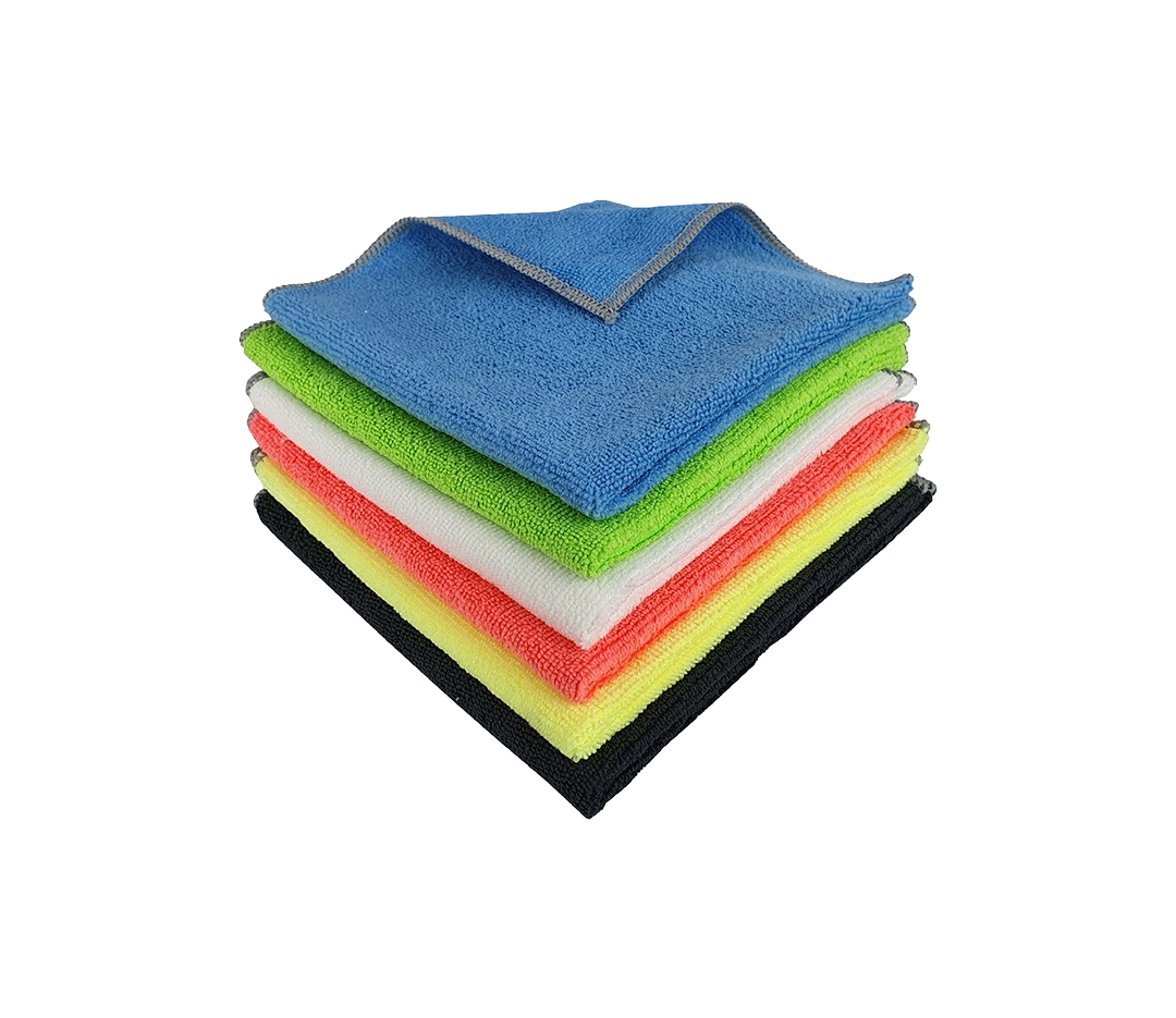 Lavette microfibre verte