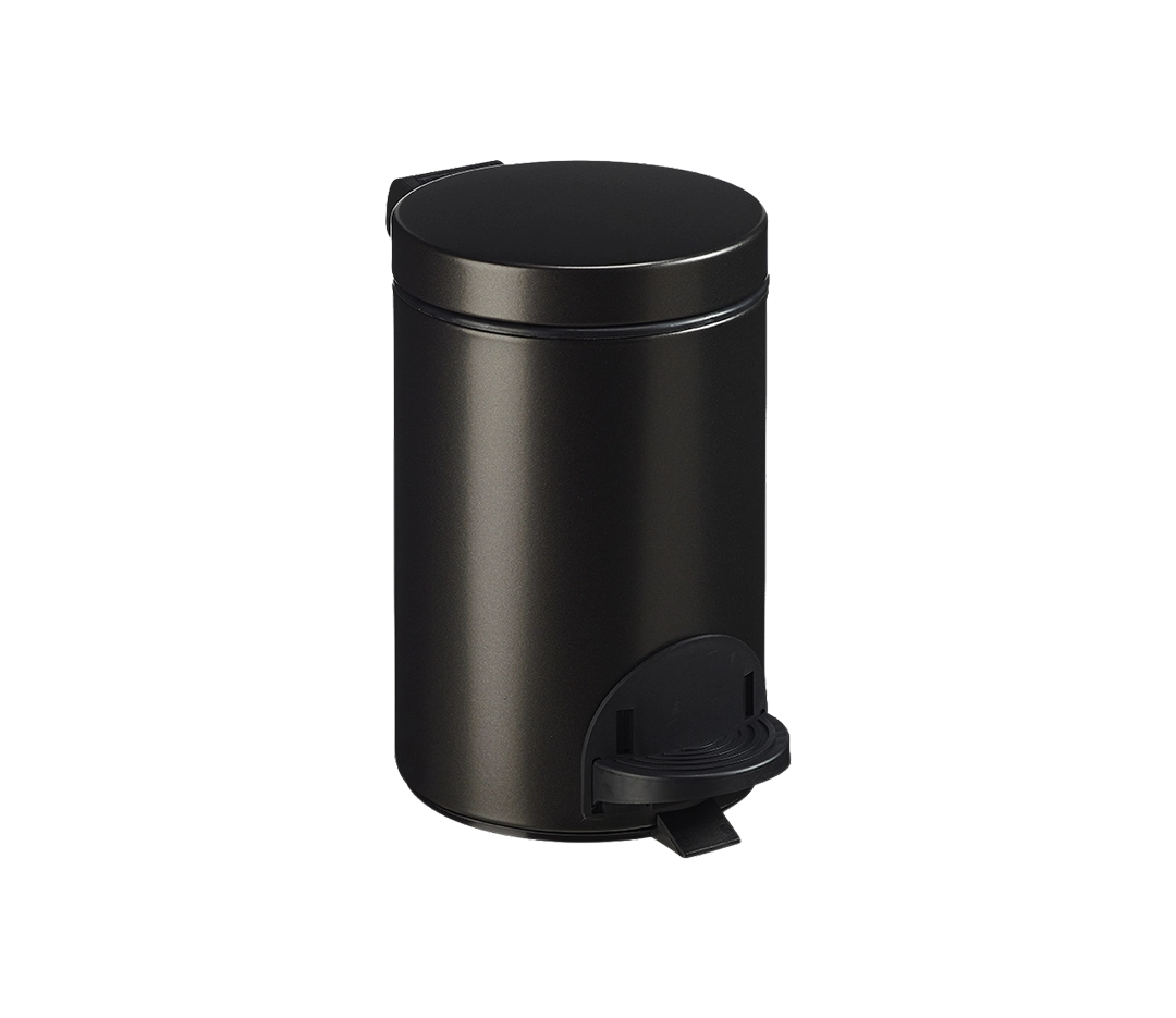 Poubelle à pédale gris - 3L