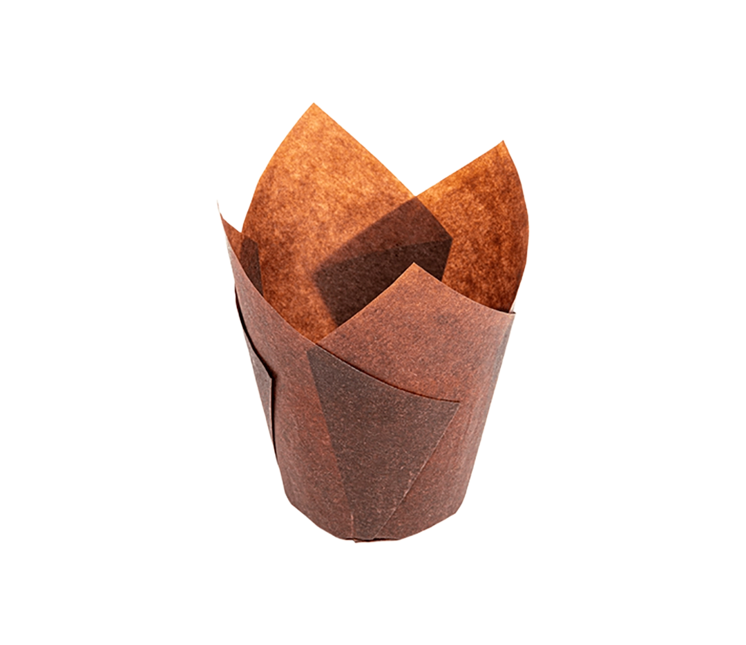 Caissettes TulipCup Marron - Lot de 1000
