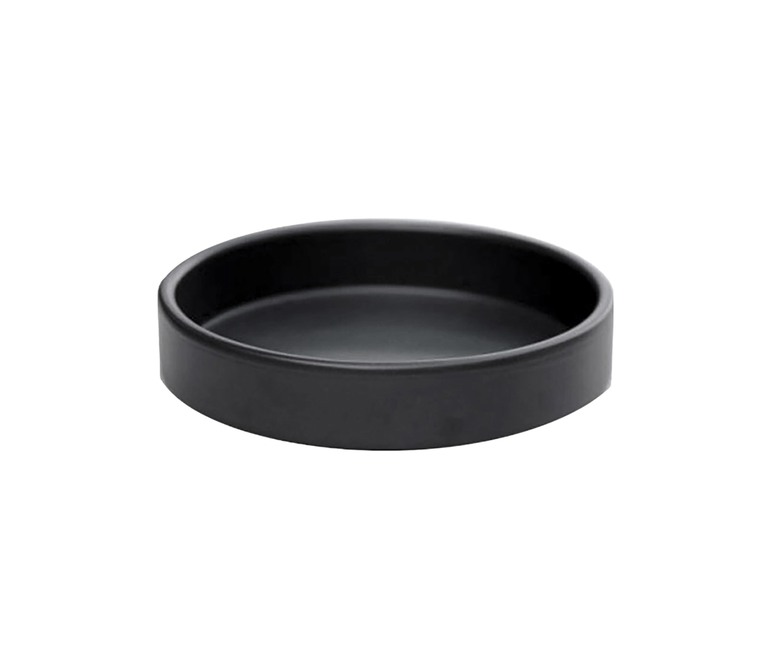 Ramequin céramique noire 12cm - Lot de 24