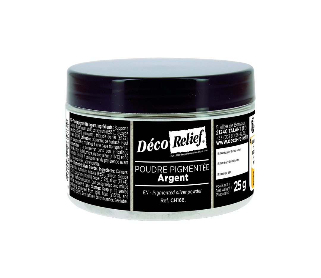 Colorant Argent 25g - Effet Scintillant