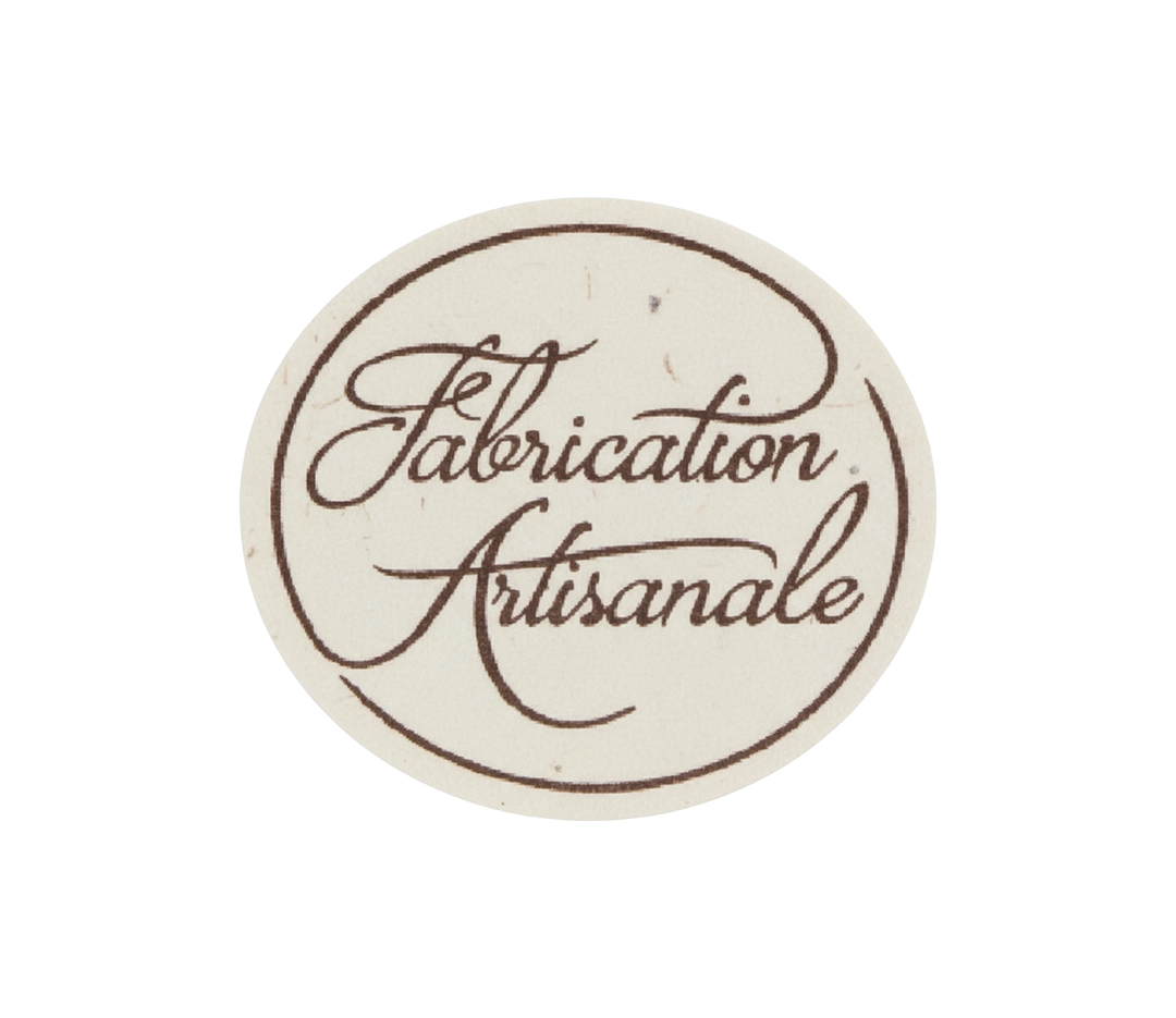 Étiquet. fabrication artisanale