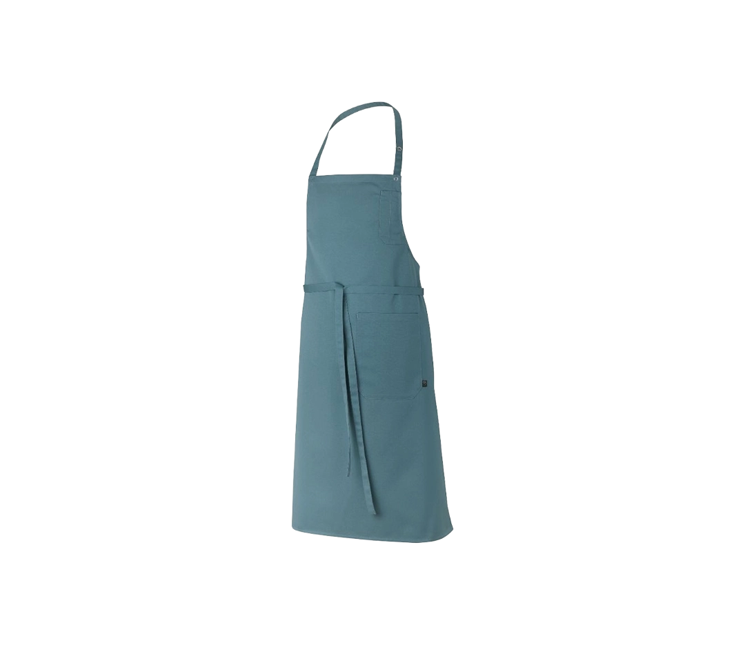 Tablier loti a Bavette bleu lagon