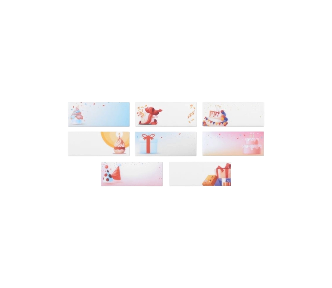 Plaquette Azyme Joyeux Anniversaire x120