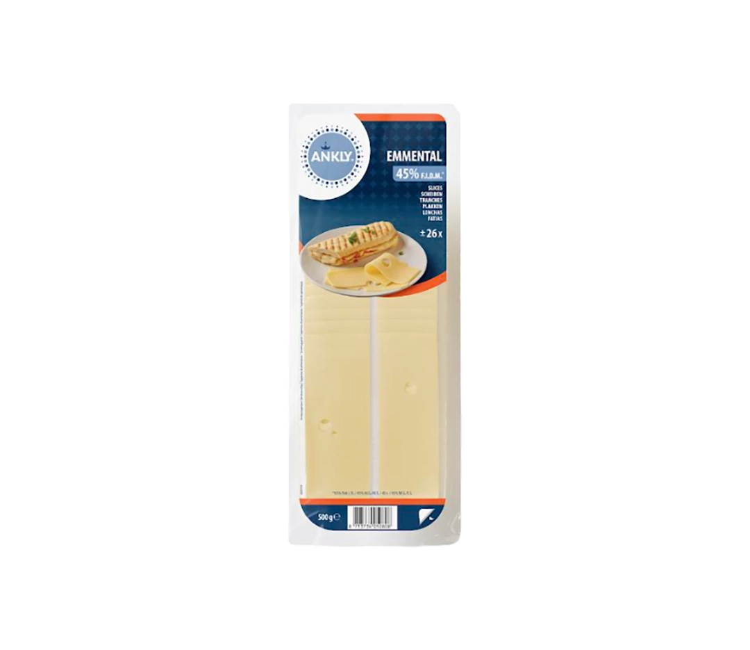 Emmental en tranches - 500g