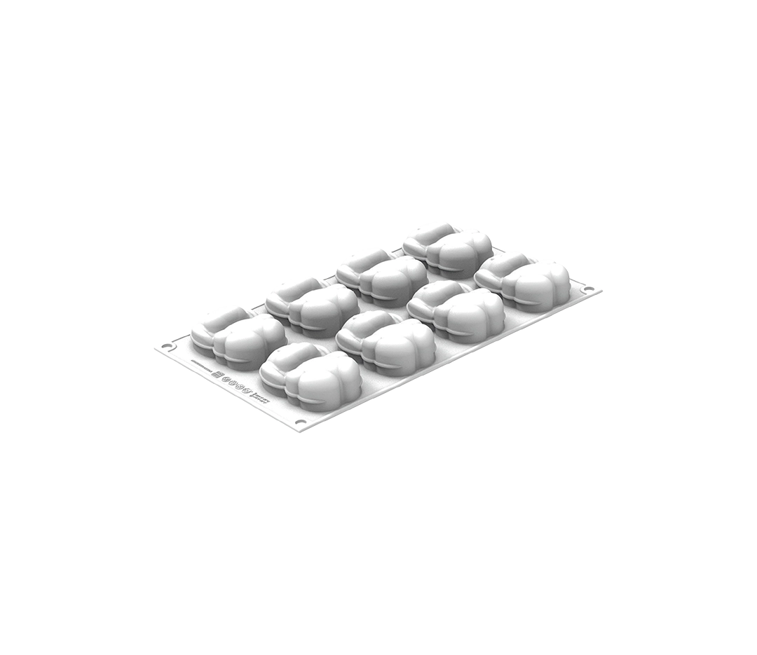 Moules silicone lapin - 8 empreintes