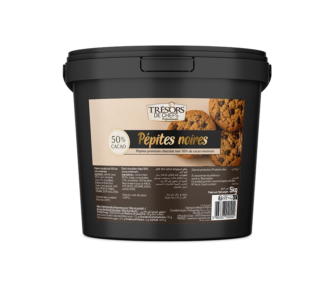 Drops noir 50% seau de 5 kg - TDCP