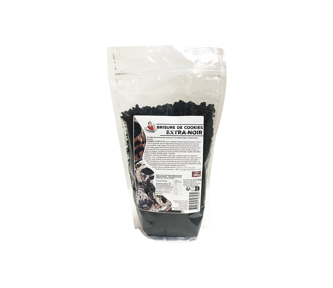 Éclat de cookie noir type Oreo - 600g