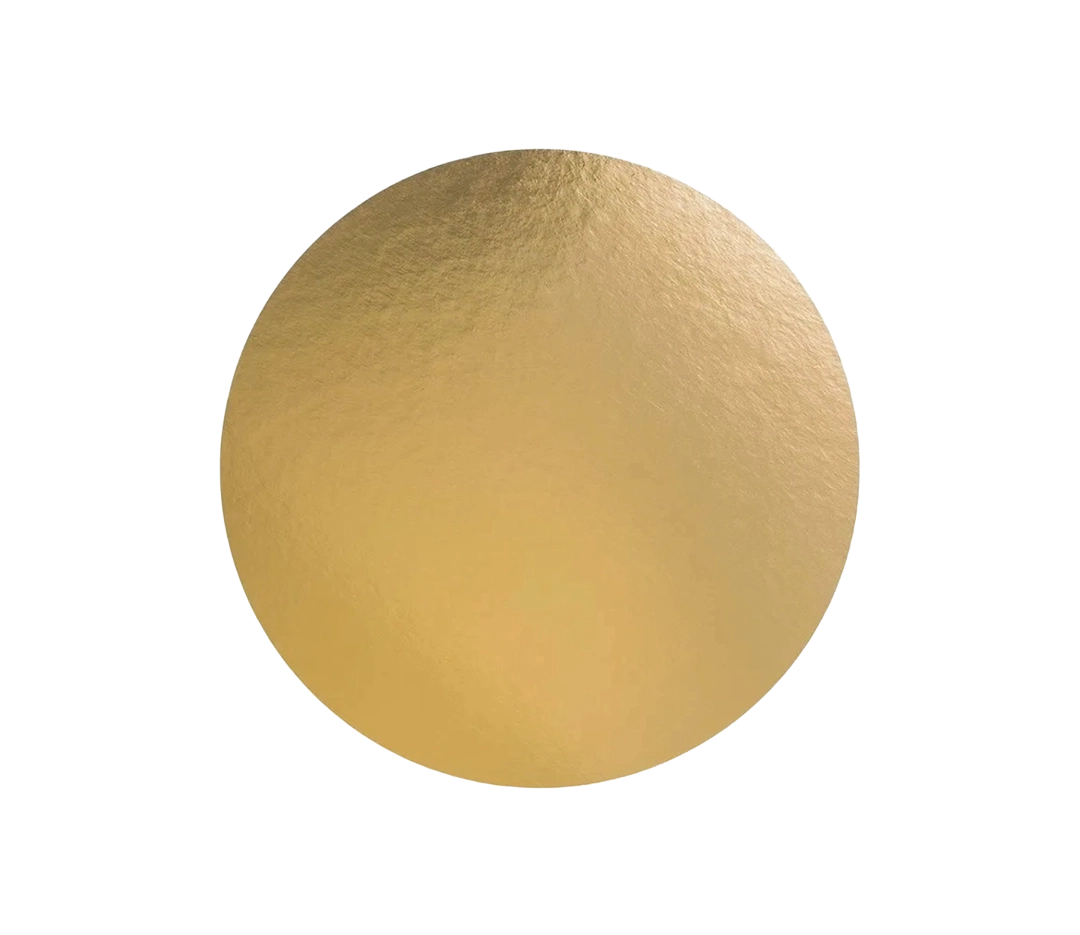 Ronds or de 16cm - Lot de 10