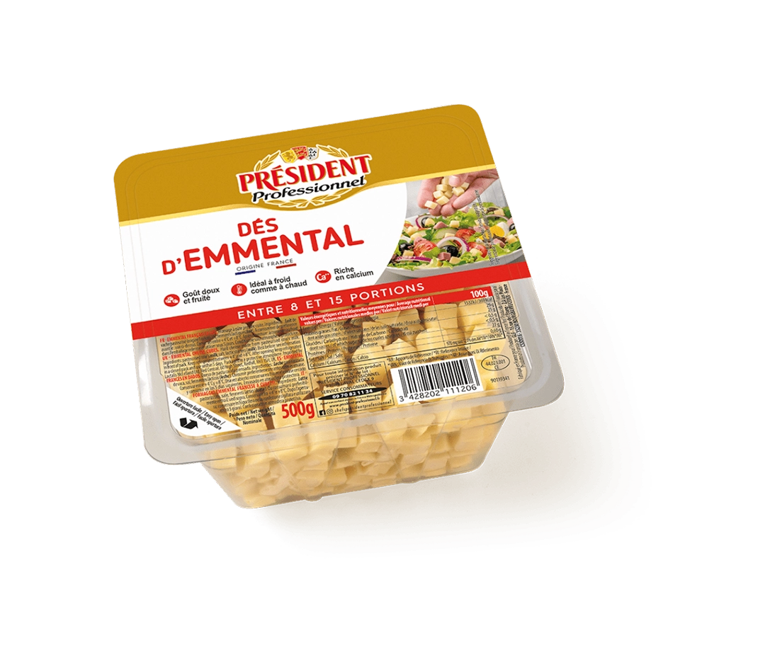 Emmental en dés - 500g