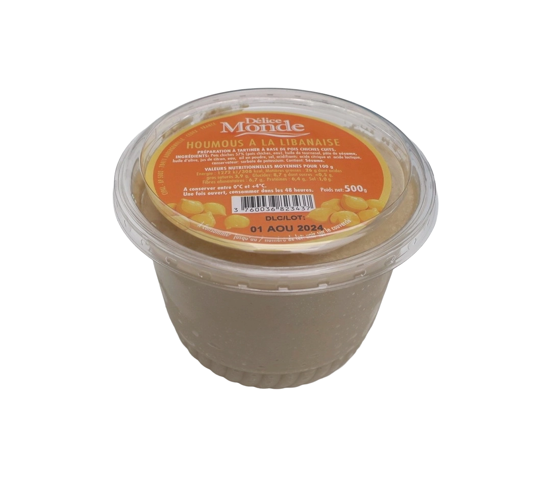 Houmous Libanais 500g - 6 pots