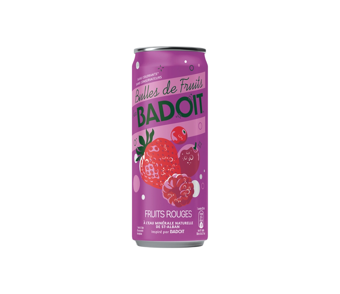 Badoit fruits rouges - 24x33cl