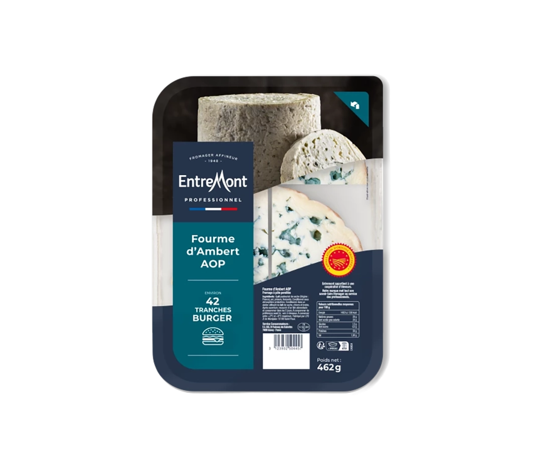 Fourme d'Ambert AOP en Tranches - 462g