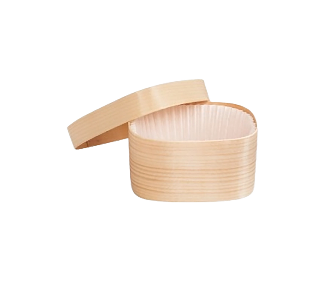 Cocotte ronde en bois - 240 x 140ml