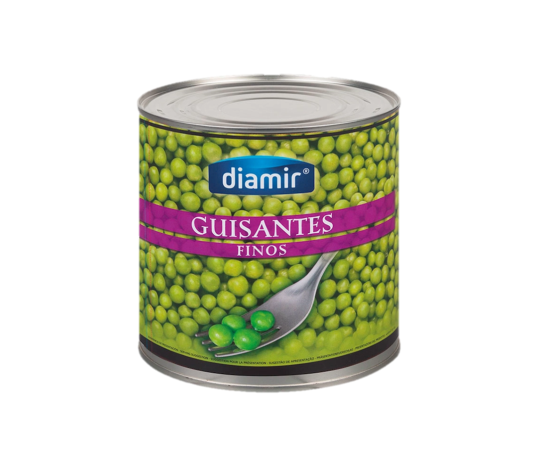 Petits pois extra-fins - boite 3/1