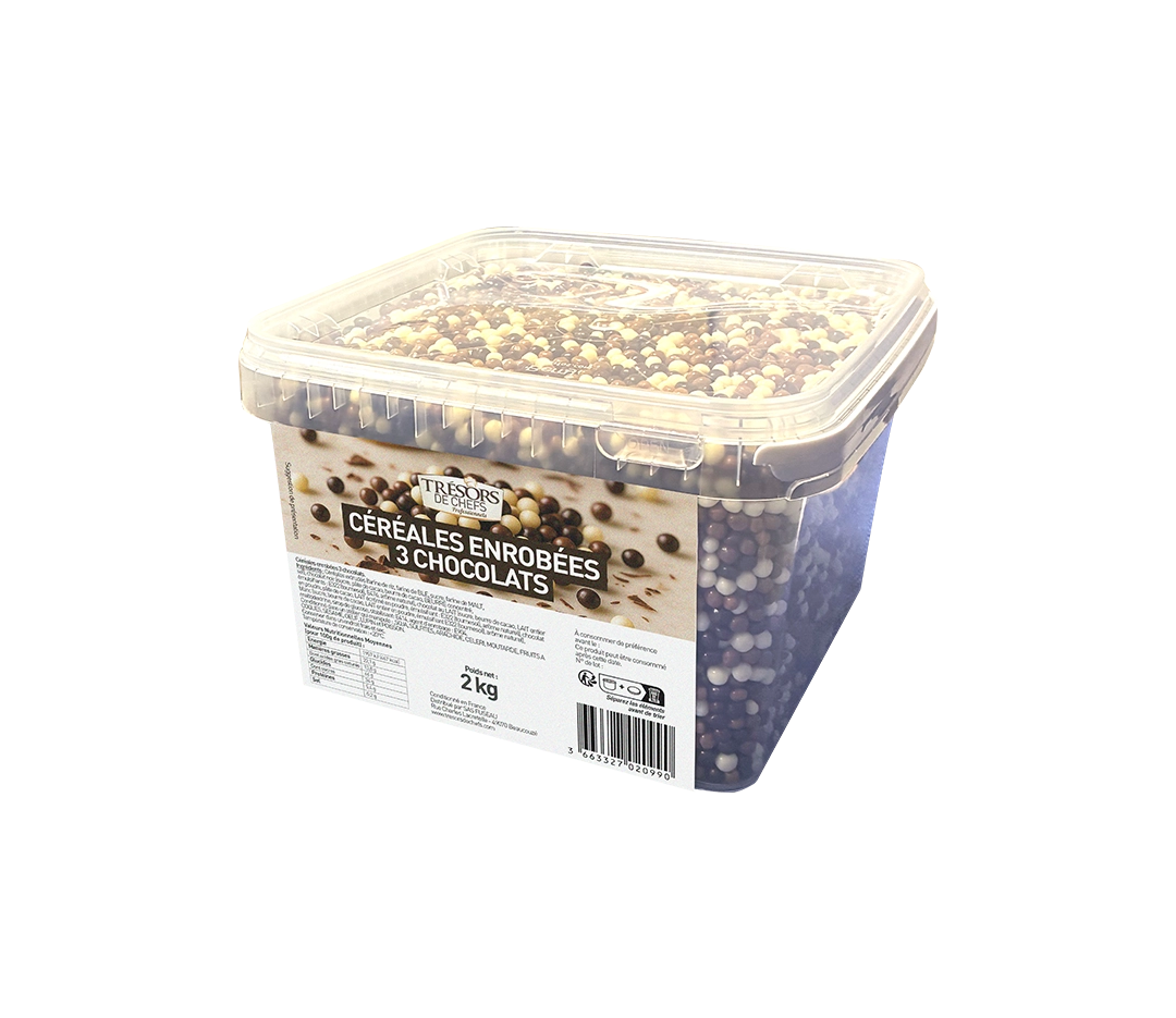 Crispearls 3 Chocolats - 2kg