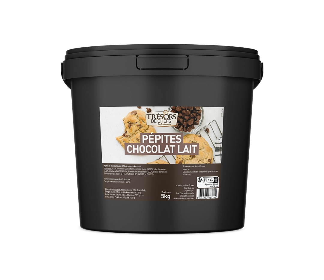 Pépites lait  | Trésors de Chefs Professionnels - Seau 5 kg