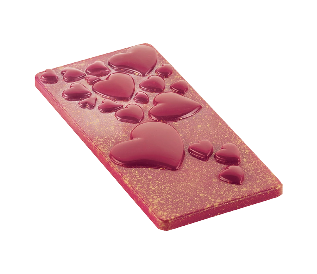 Moule Tablettes Cœurs - 3 empreintes