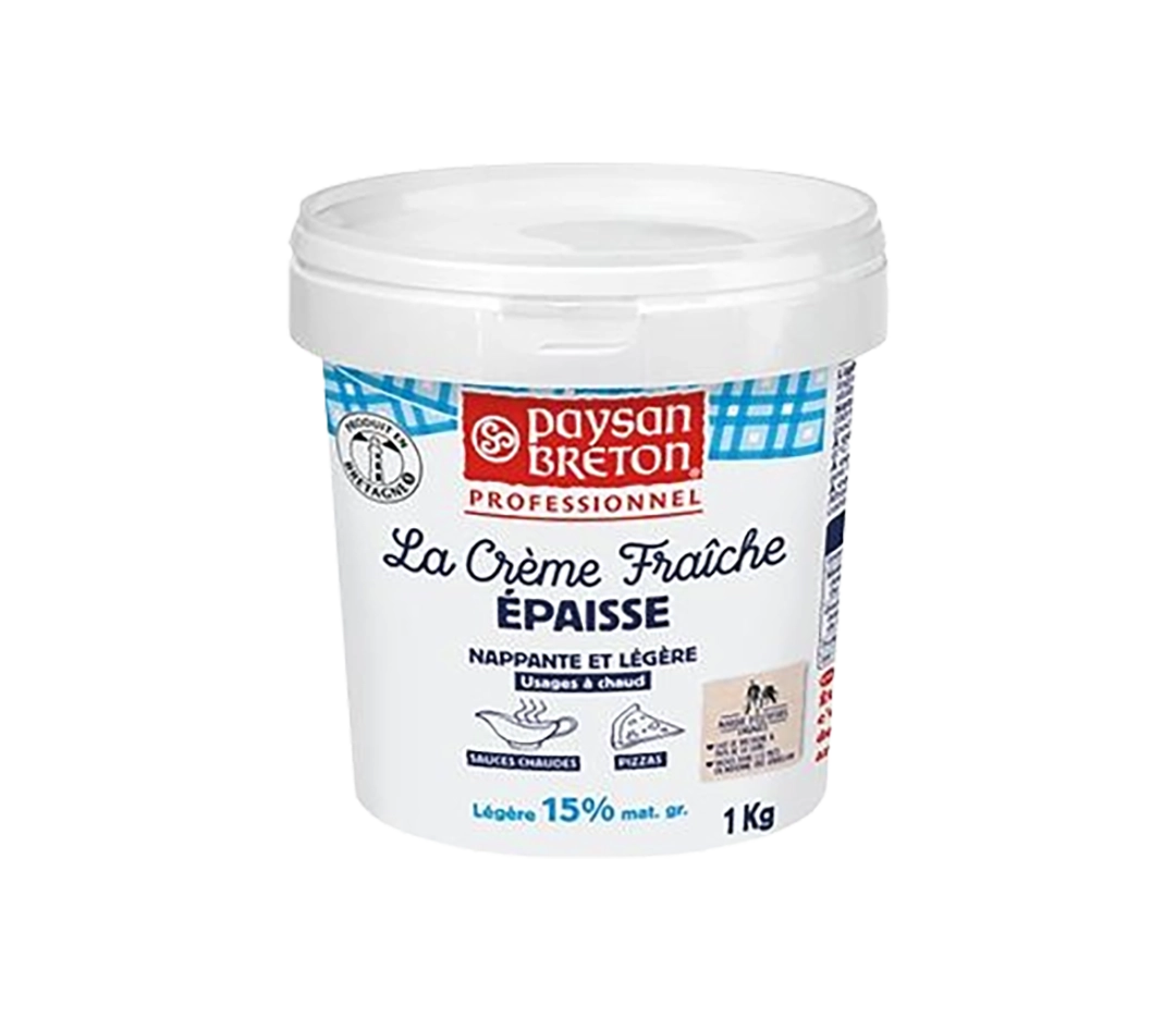 Crème fraiche épaisse 15% - 1kg