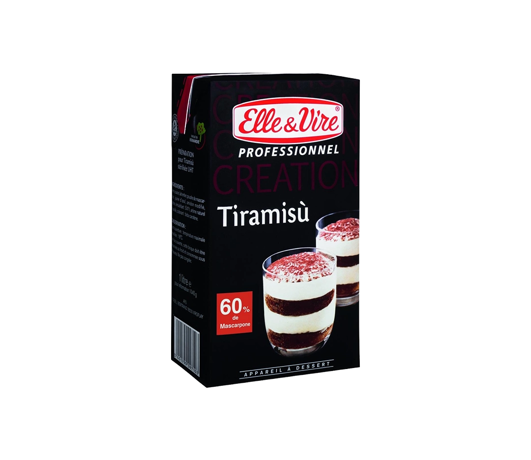 Appareil à tiramisu 60% Mascarpone - 1L