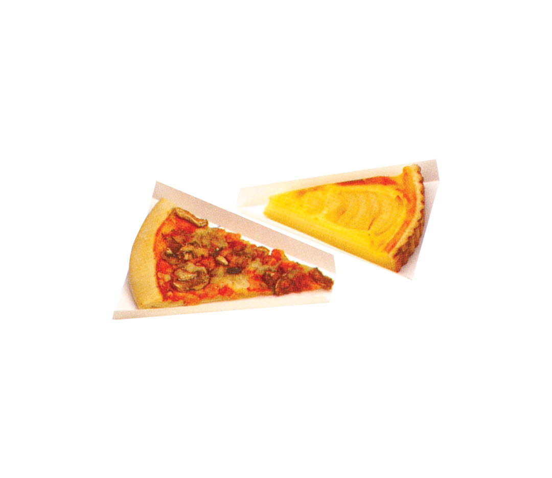 Triangle rainé de 16 cm
