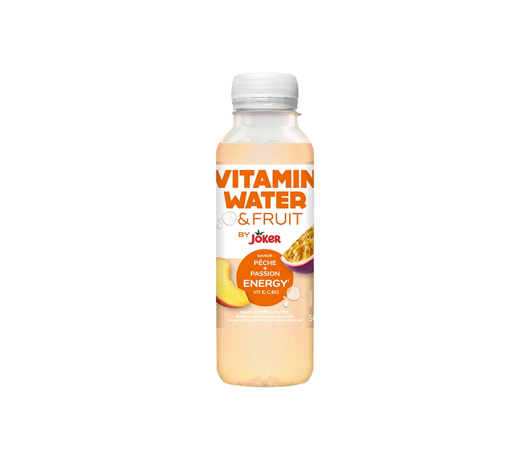 Vitamin water pèche passion - 6x50cl
