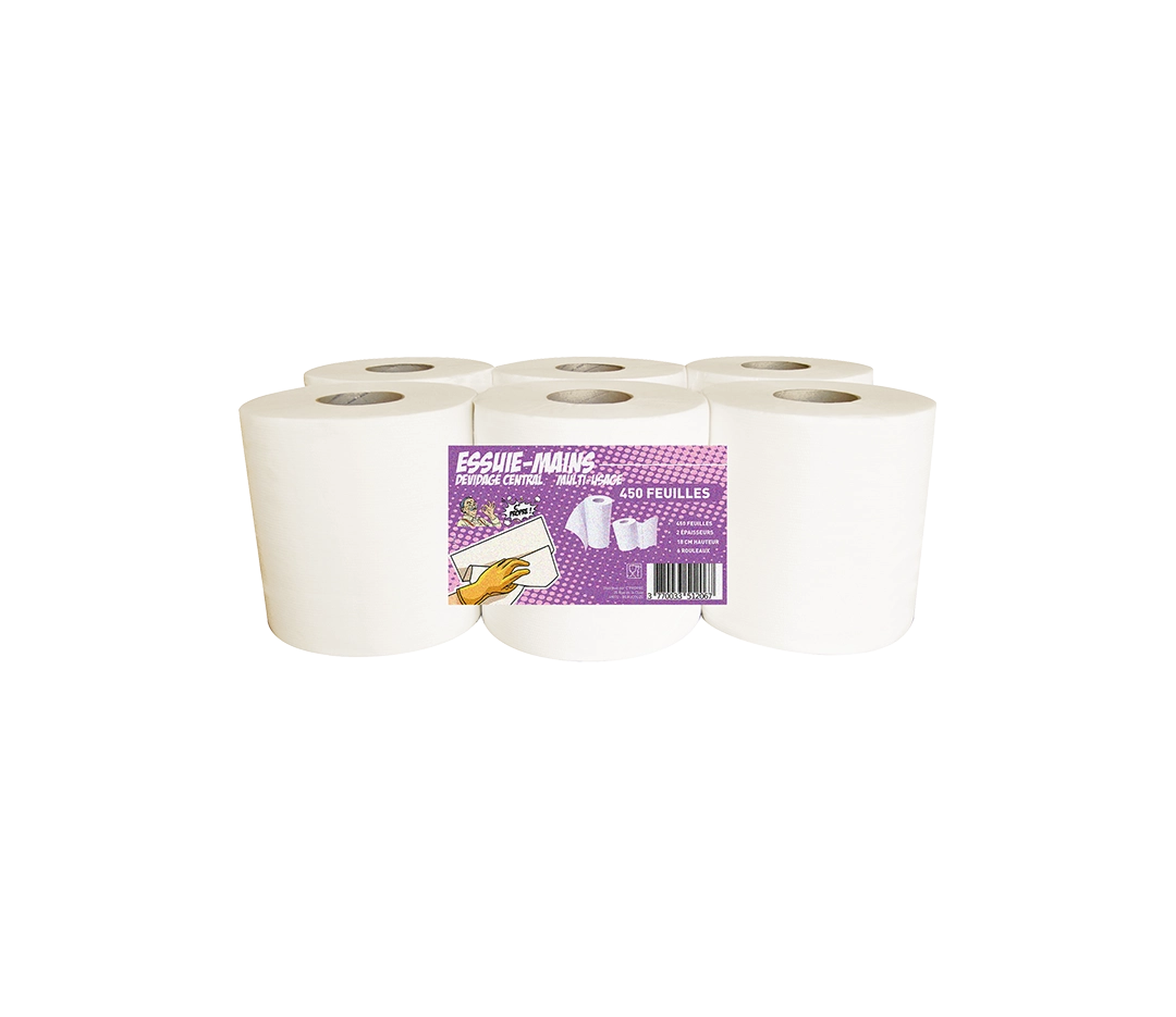 Essuie main maxi blanc - x6