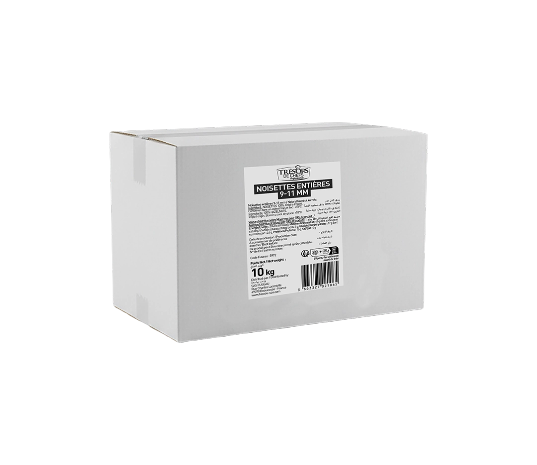 Noisettes entières calibre 9/11 - 10 kg