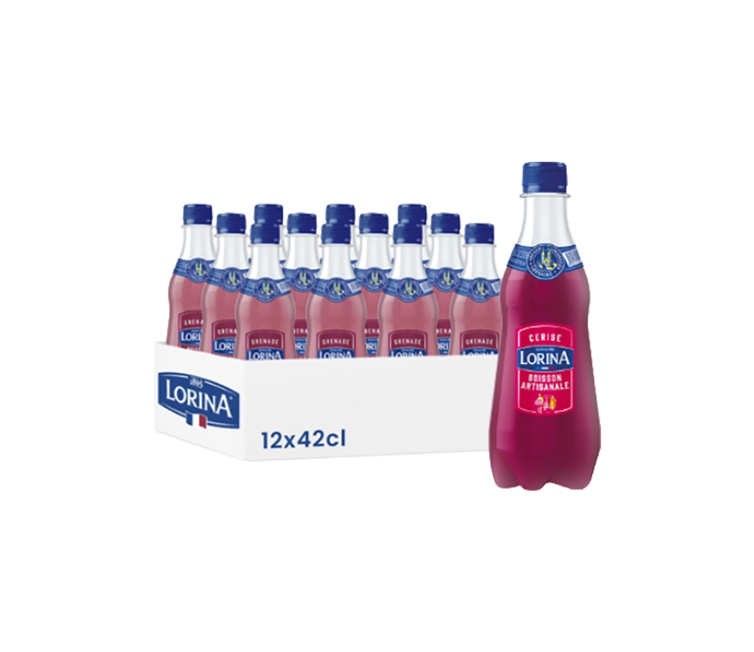 Limonade Cerise Lorina - Pack 12 x 42cl