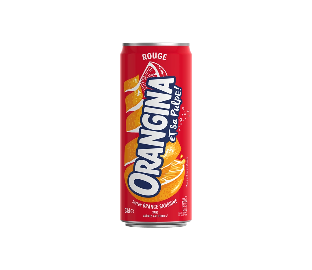 Orangina Rouge en Canette Slim 33cl - Pack de 24