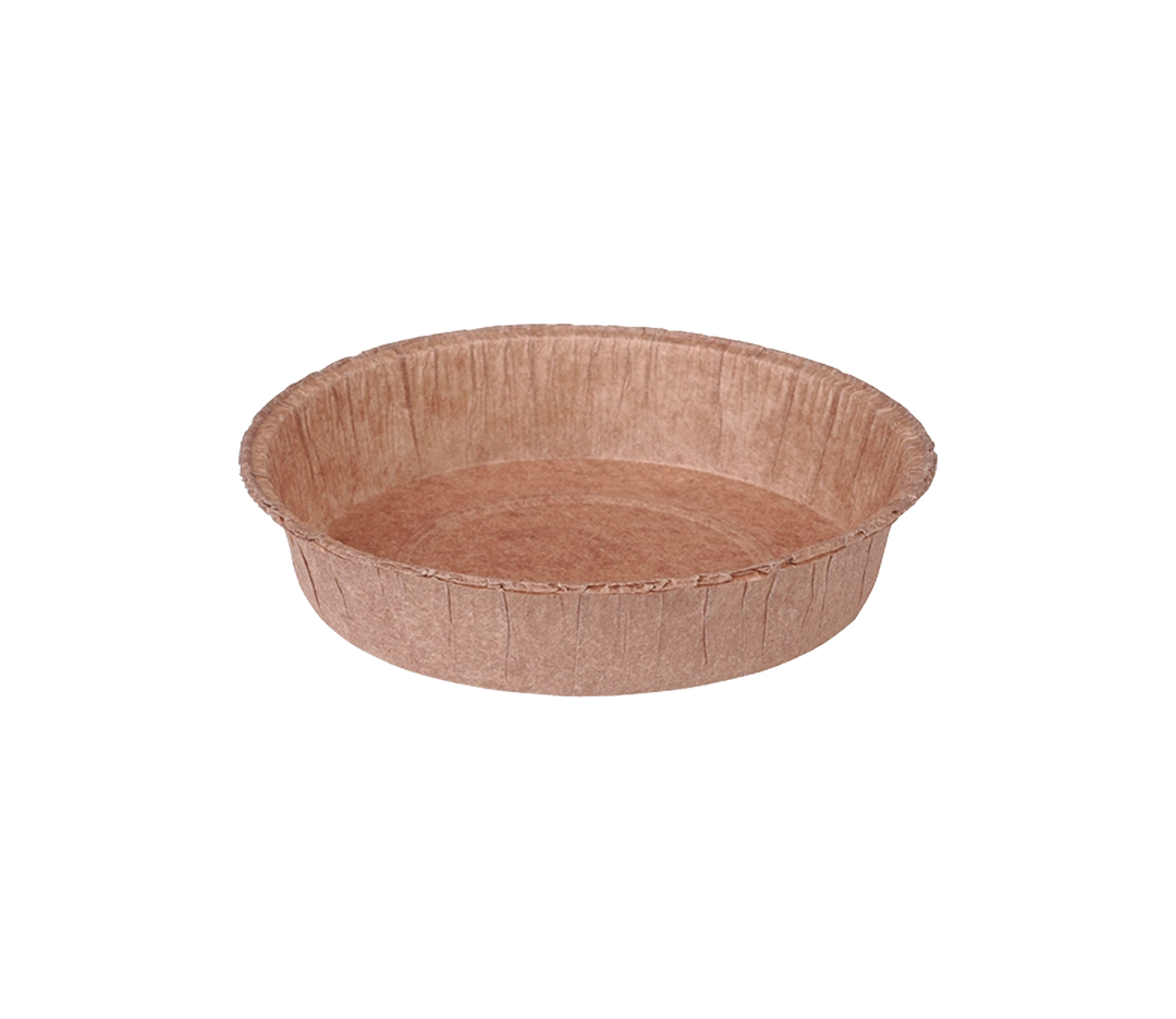 Moule rond papier marron - Paquet de 75