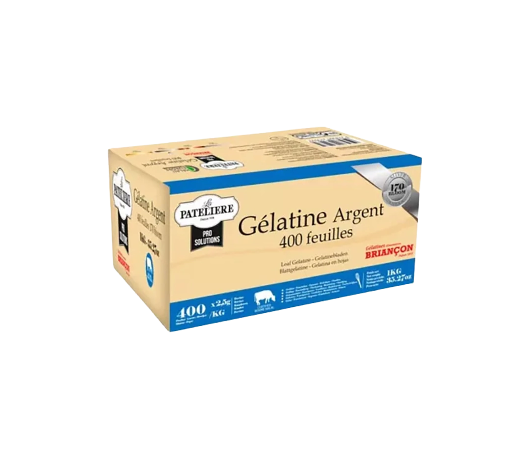 Gélatine Feuille Argent Bovine - 1kg