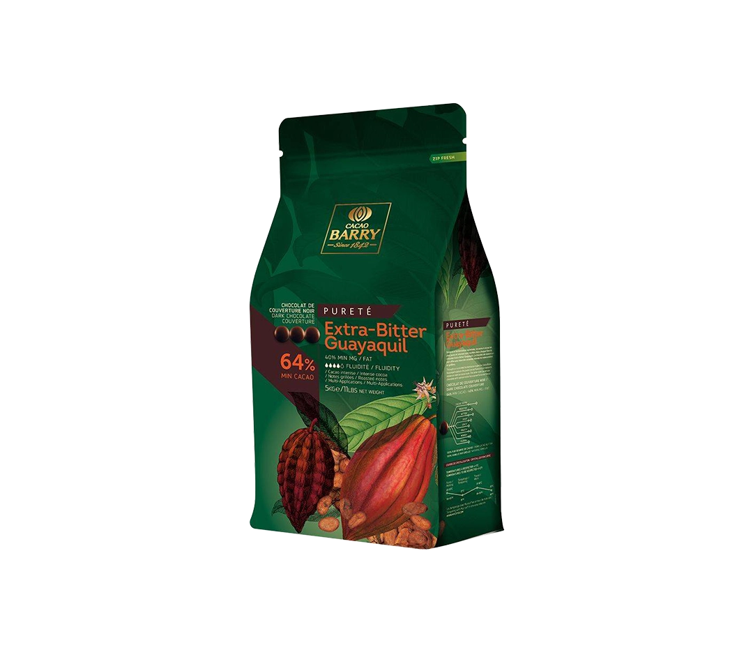 Chocolat Extra-Bitter 64% de cacao - 5kg