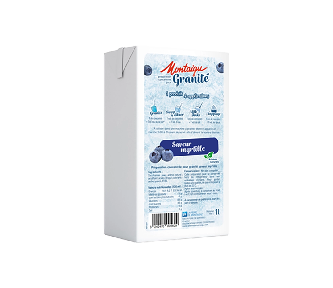 Granité myrtille Ice Pony | Montaigu - 1 L