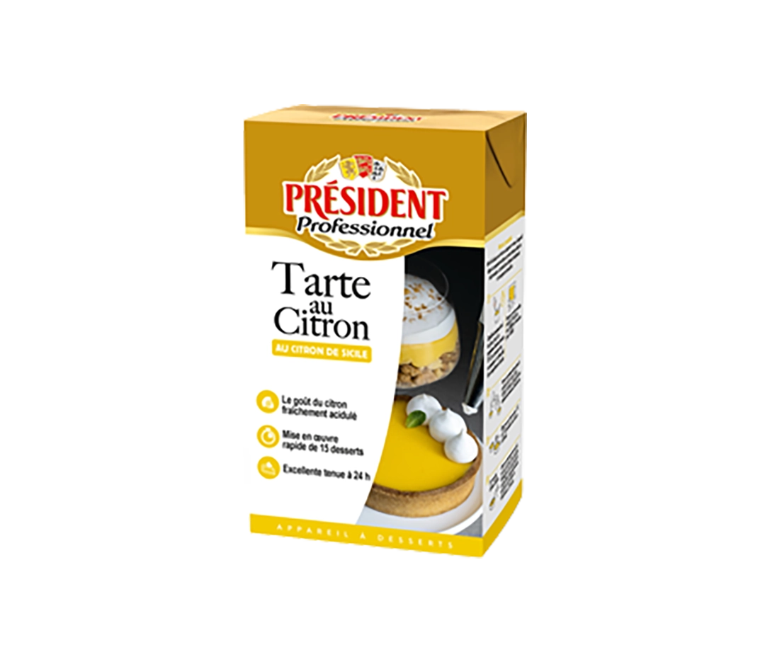 Appareil tarte citron de Sicile | Président Professionnel - Brique 1 L