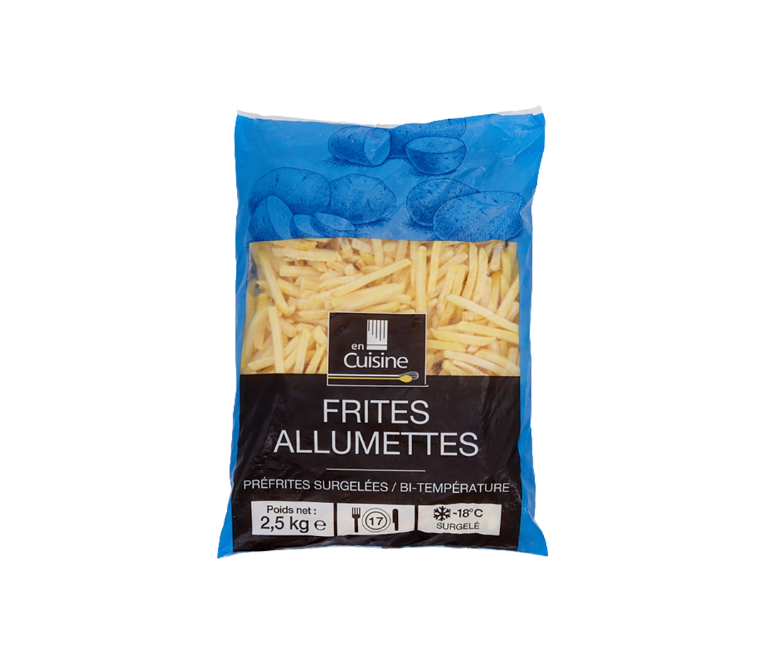 Frites allumettes 6/6 - 2.5 kg