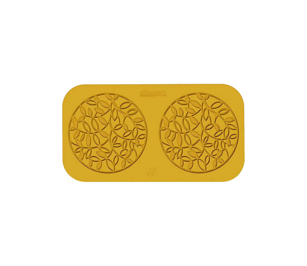 Moule silicone Naturae décors exotiques - Diamètre 140 mm