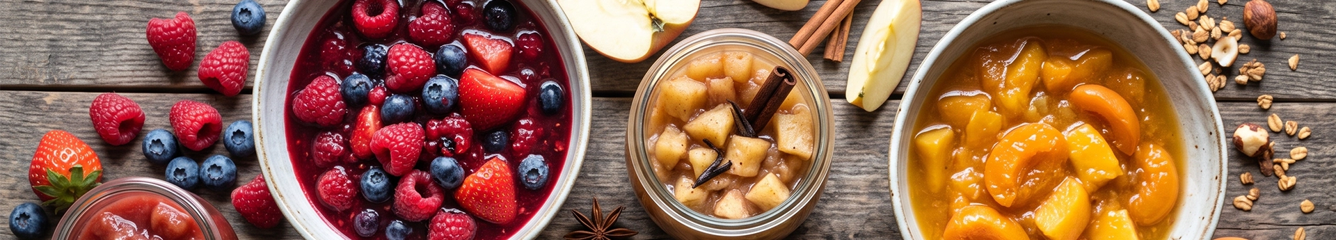 Compotées de fruits