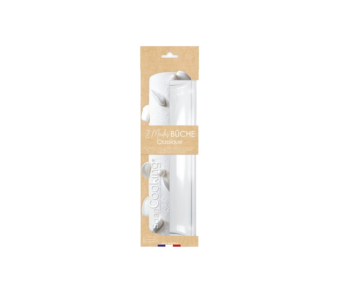 Moule bûche classique 30 cm - Lot de 2