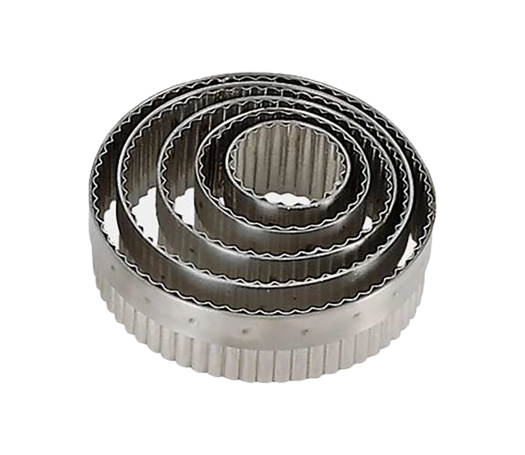 Emporte-pièce rond cannelé inox D 55 mm | de Buyer