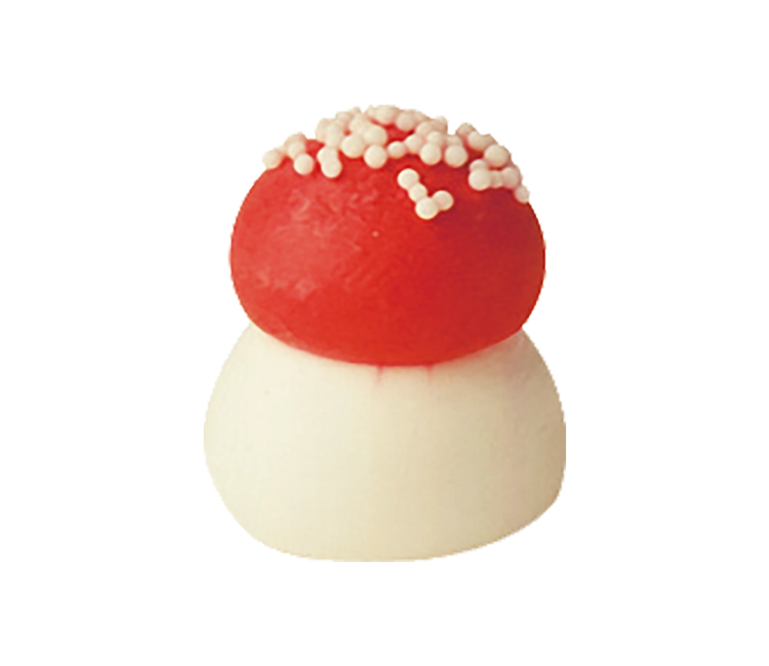 Mini-champignon sucré rouge 15 x 15 mm | Nordia - 384 pièces